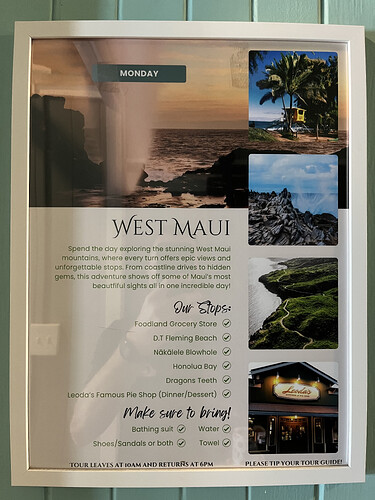 Monday - West Maui